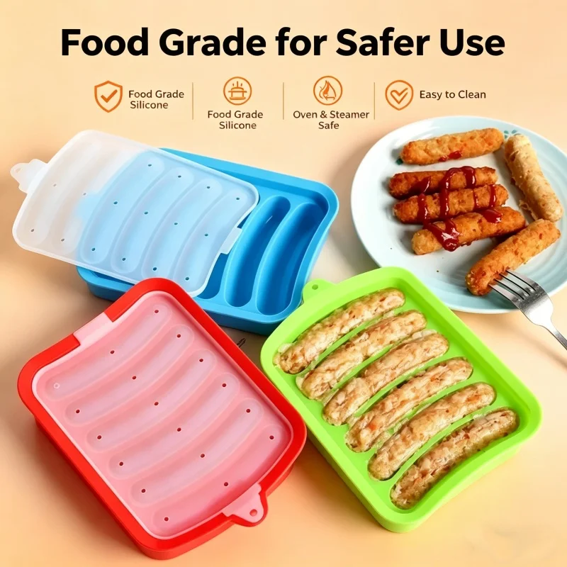 Baby Food Dogs - Molde de silicona de grado alimenticio