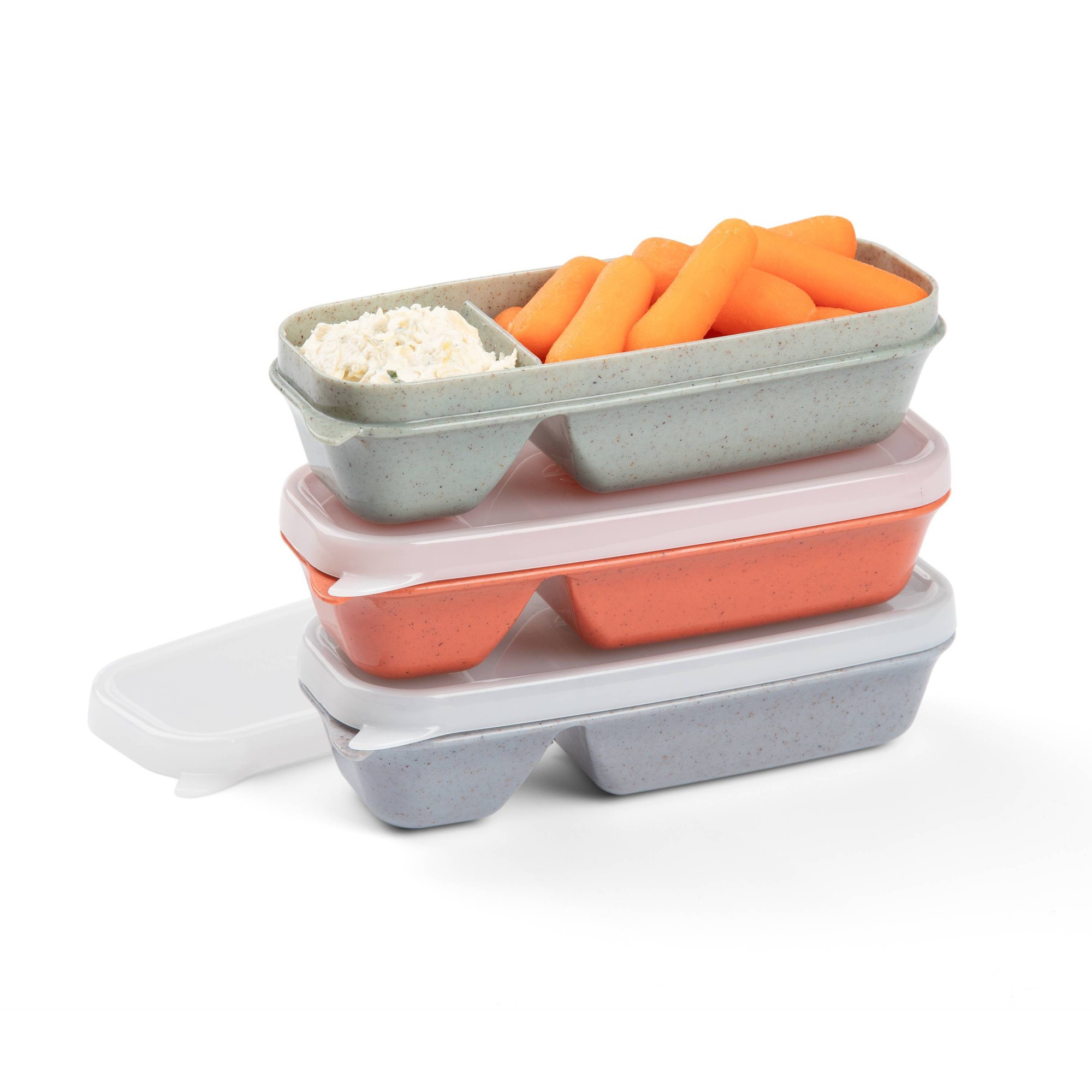 Snack Container Travel - Contenedor Hermético para Snacks y Salsas