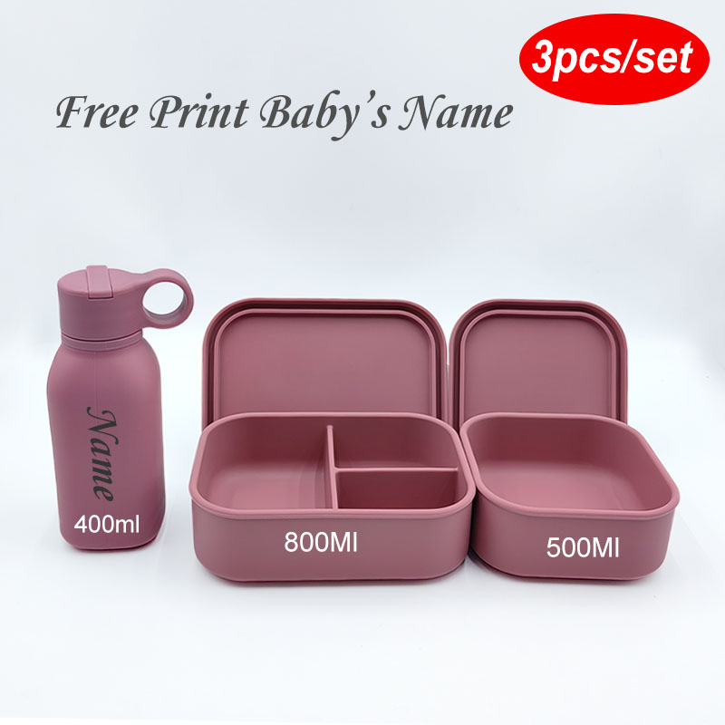 Baby Food Hero - Botella de agua de silicona con