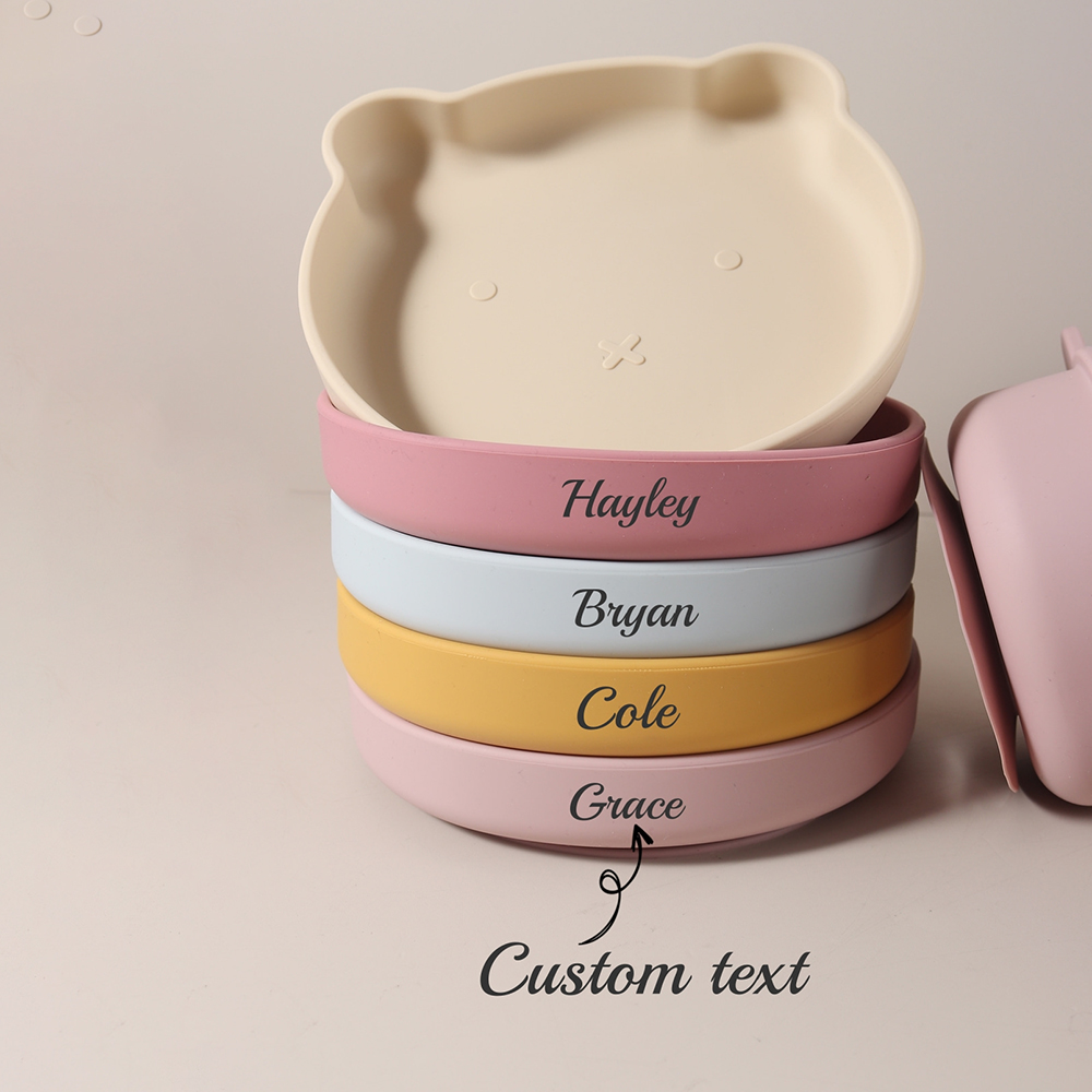 Baby Food Chart - Plato de Silicona Personalizado con Forma