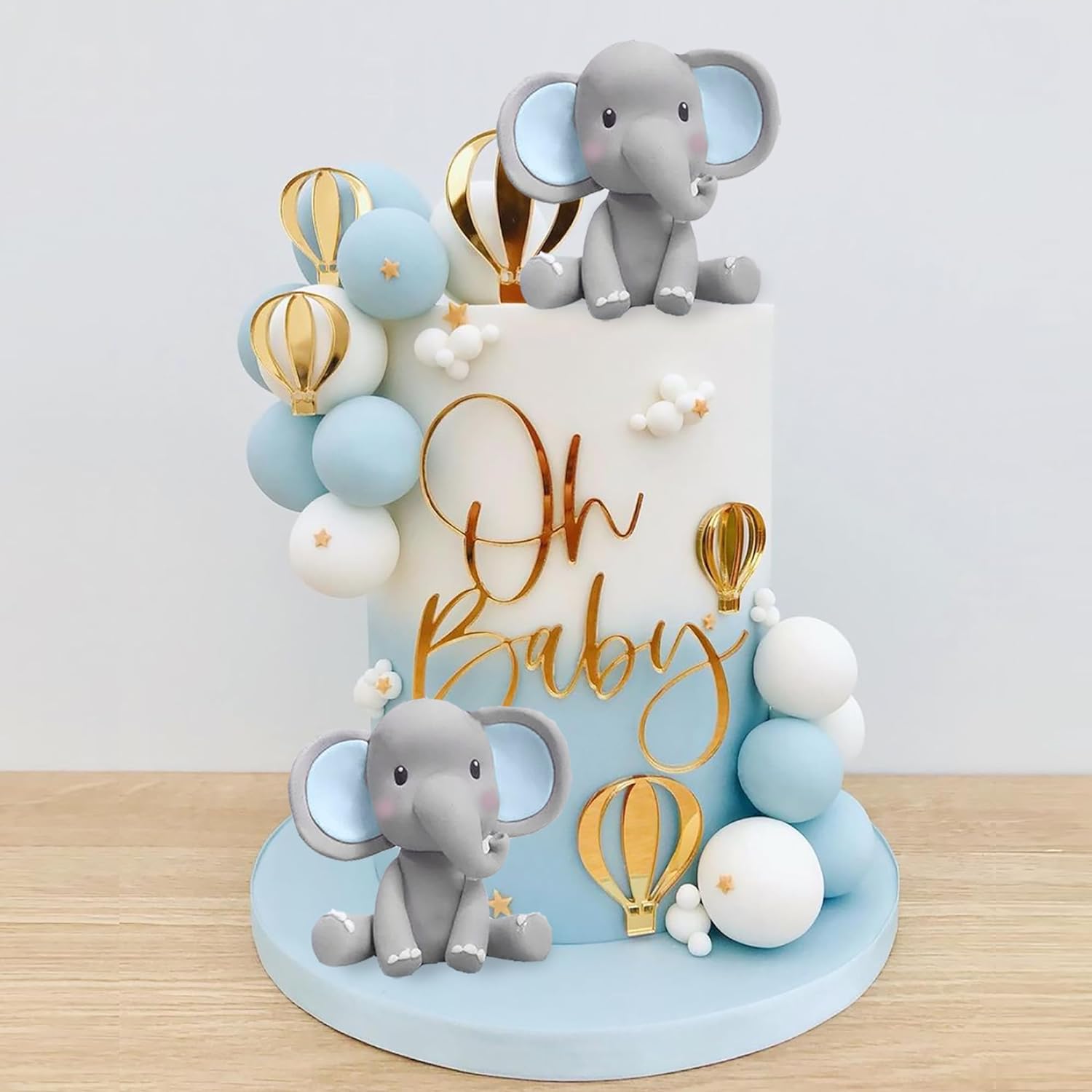 Baby Food Processor - Decoración de pastel de elefante, adorno