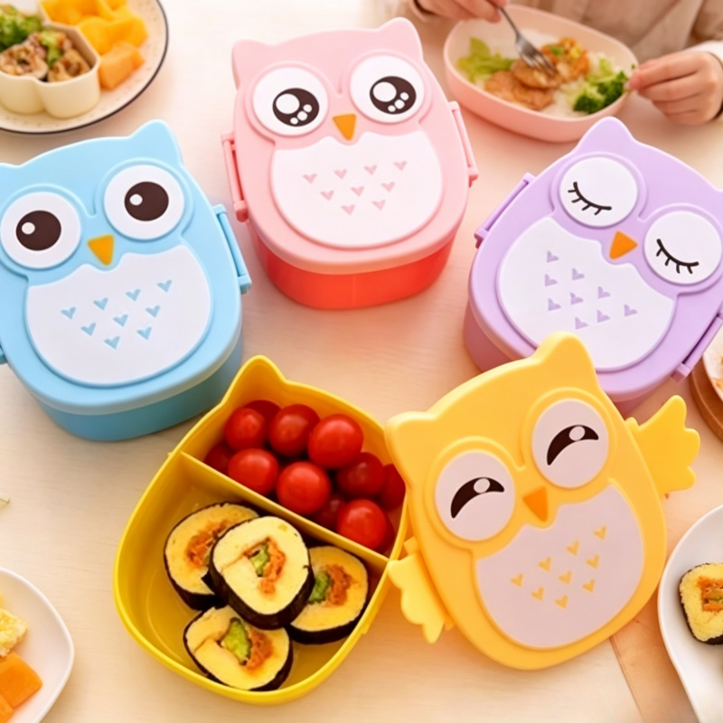 Baby Food Container - Lonchera Portátil de Plástico para Niños