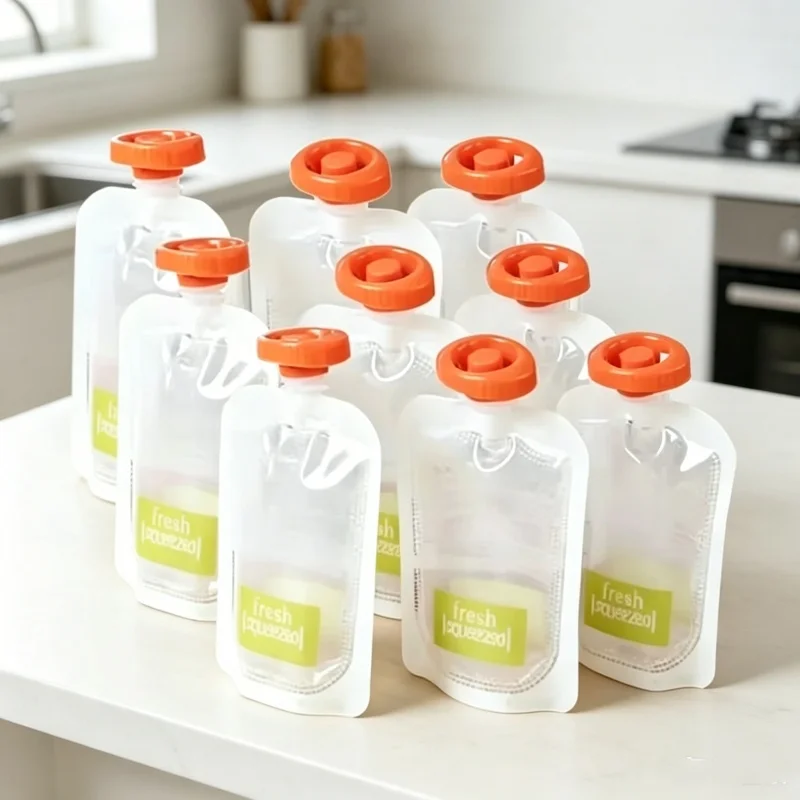 Baby Food Organic - Bolsas de Alimentación Orgánica para Bebés,