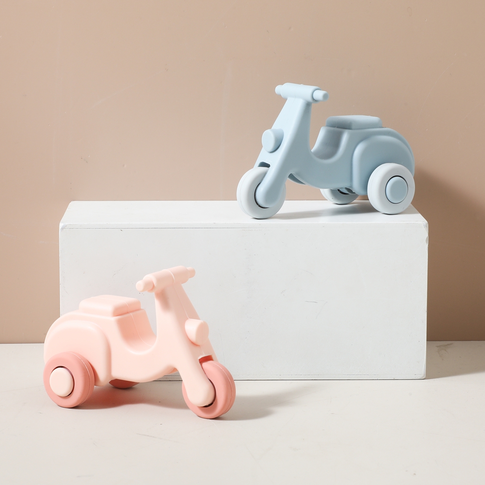 Baby Food Teether - Juguetes para Bebés Montessori, Motocicleta Eléctrica