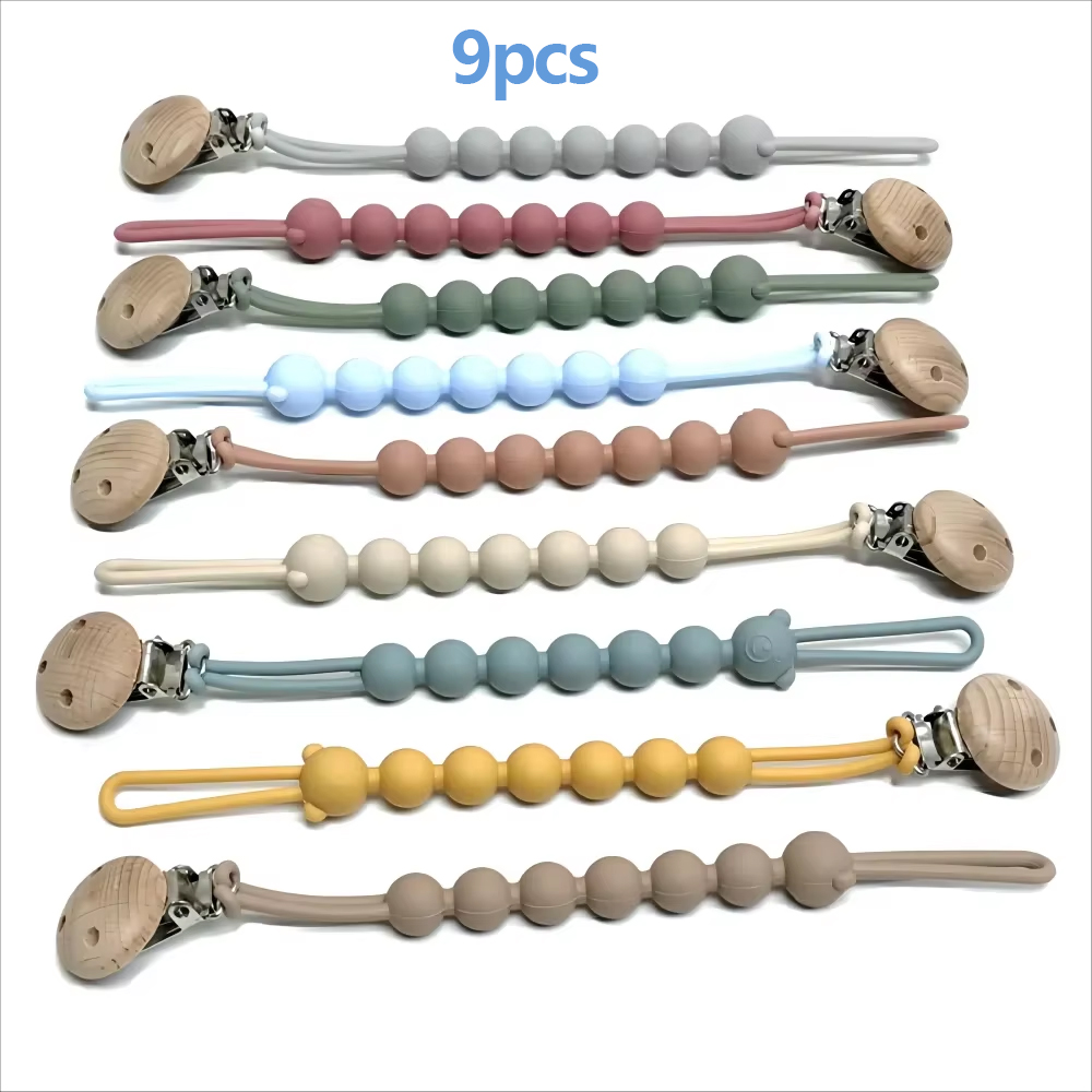 Baby Food Teether - 1/9 Uds. Cadena de chupete para