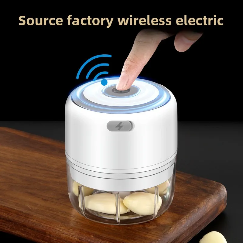 Baby Food Processor - Mini picadora eléctrica de ajo, picadora