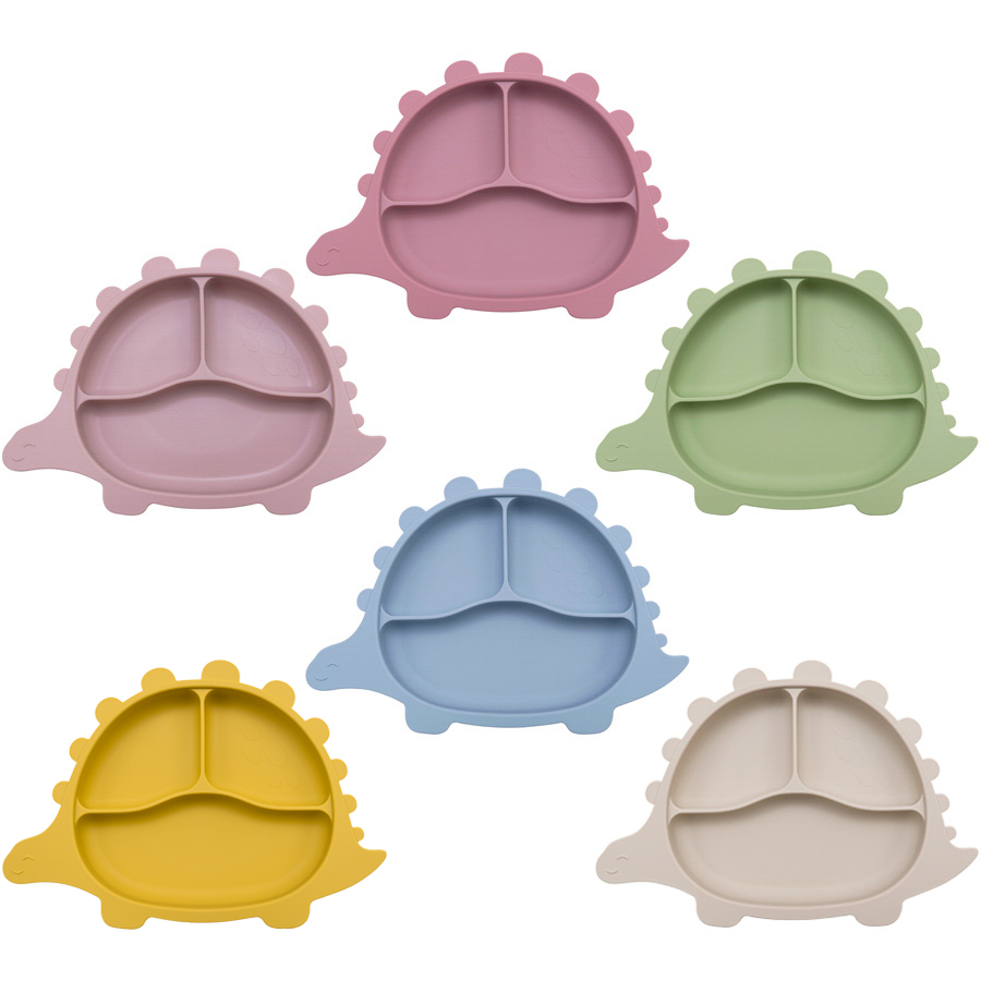 Baby Food Chart - Platos de dinosaurios sin BPA para