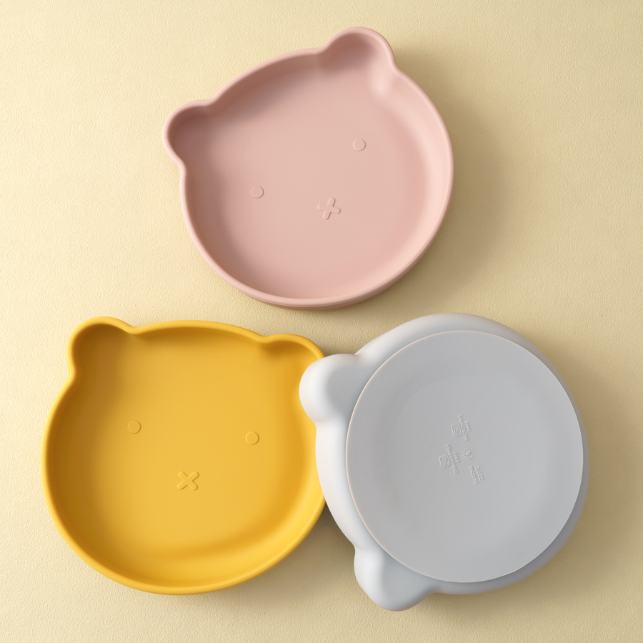 Baby Food Utensil - Platos de silicona para bebé, plato