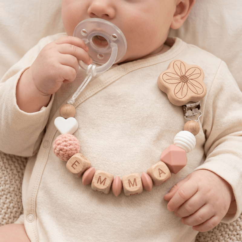 Baby Food Teether - Clip para Chupón Personalizado 2026 con