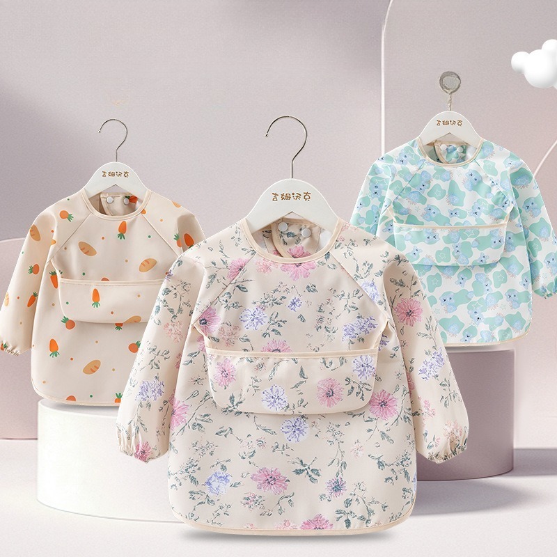 Baby Food Apron - 1 unidad de babero impermeable de