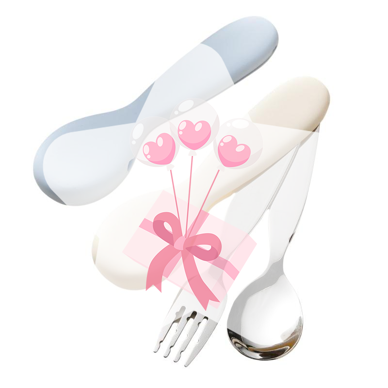 Self Feed Spoon - Juego de cuchara y tenedor de