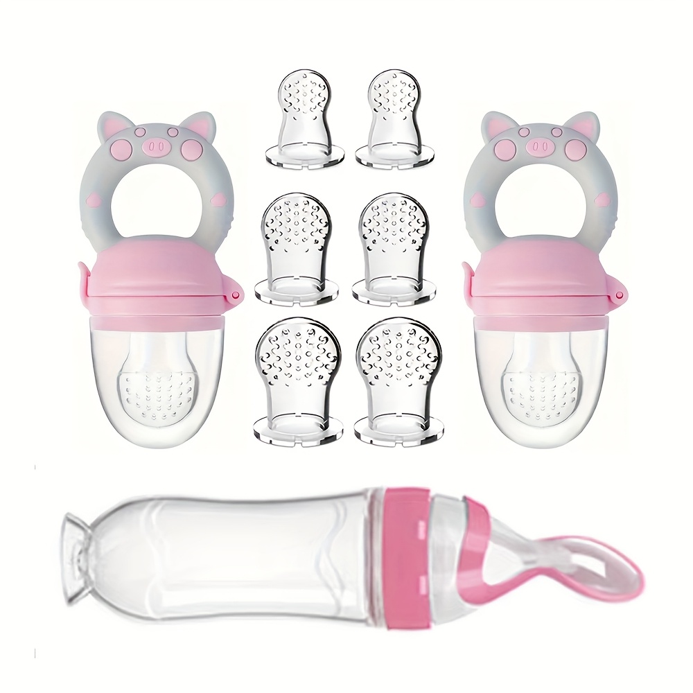 Baby Food Utensil - Cubiertos de alimentación de 9 piezas: