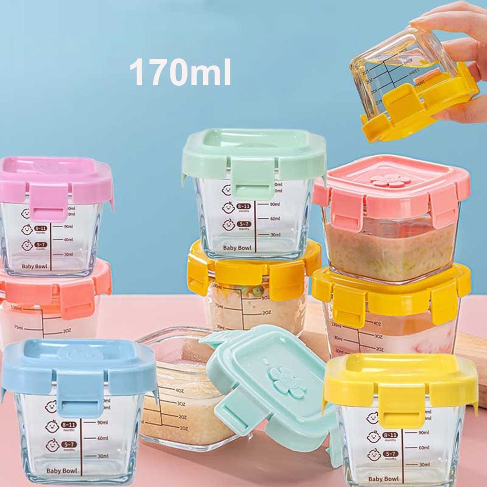 Baby Food Jars Glass - Caja de almacenamiento de alimentos de