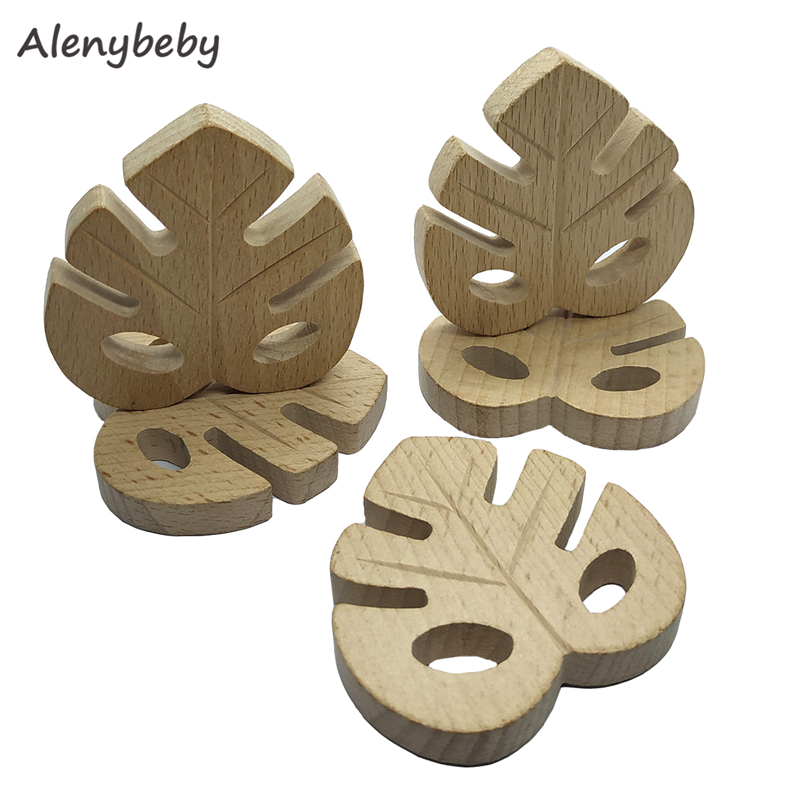 Baby Food Organic - Mordedor de madera Natural con forma