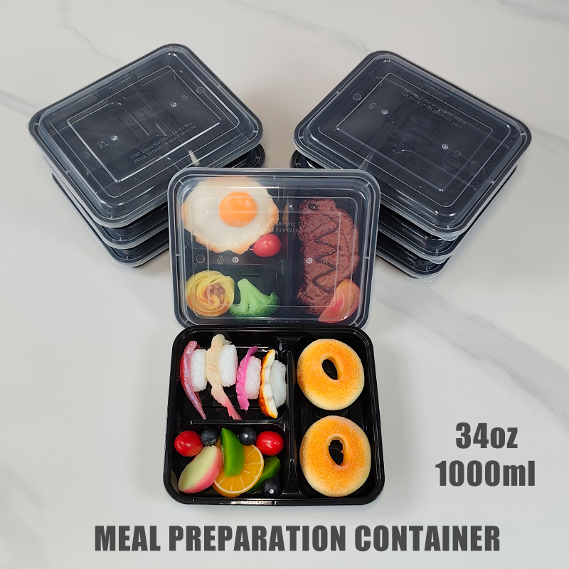 Snack Container Travel - Contenedores para preparar comidas de 3