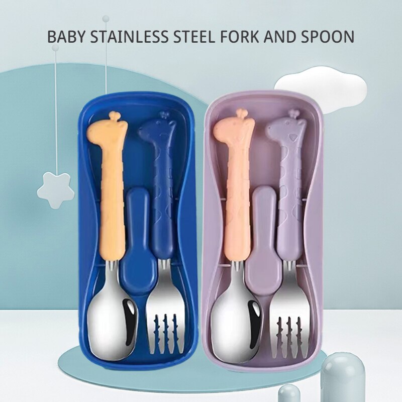 2 uds., vajilla para niños, cu - Baby Food Utensil reseña y precio