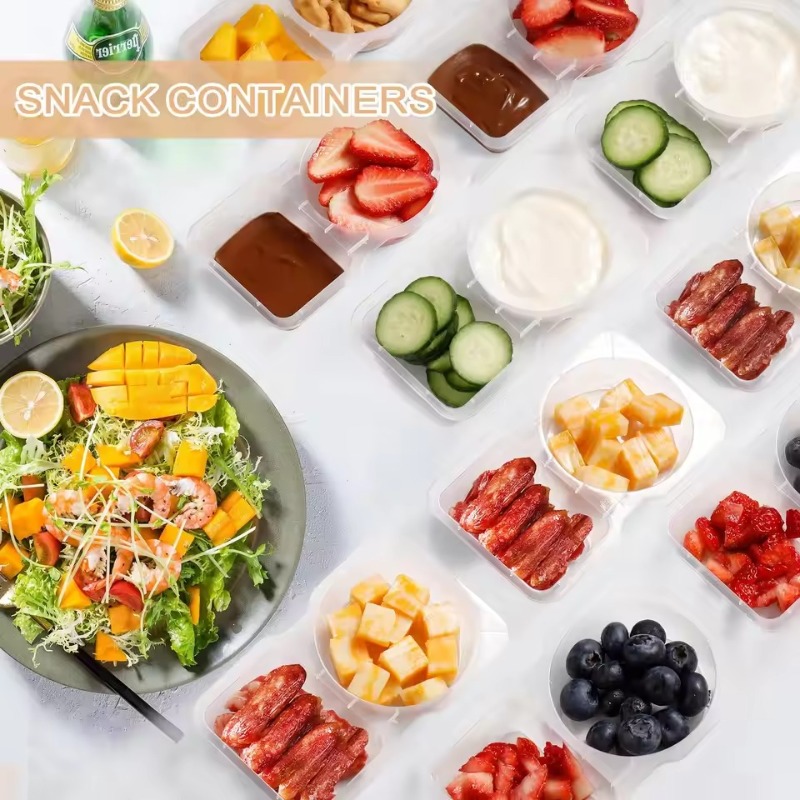 Contenedor de condimentos de d - Snack Container Travel reseña y precio