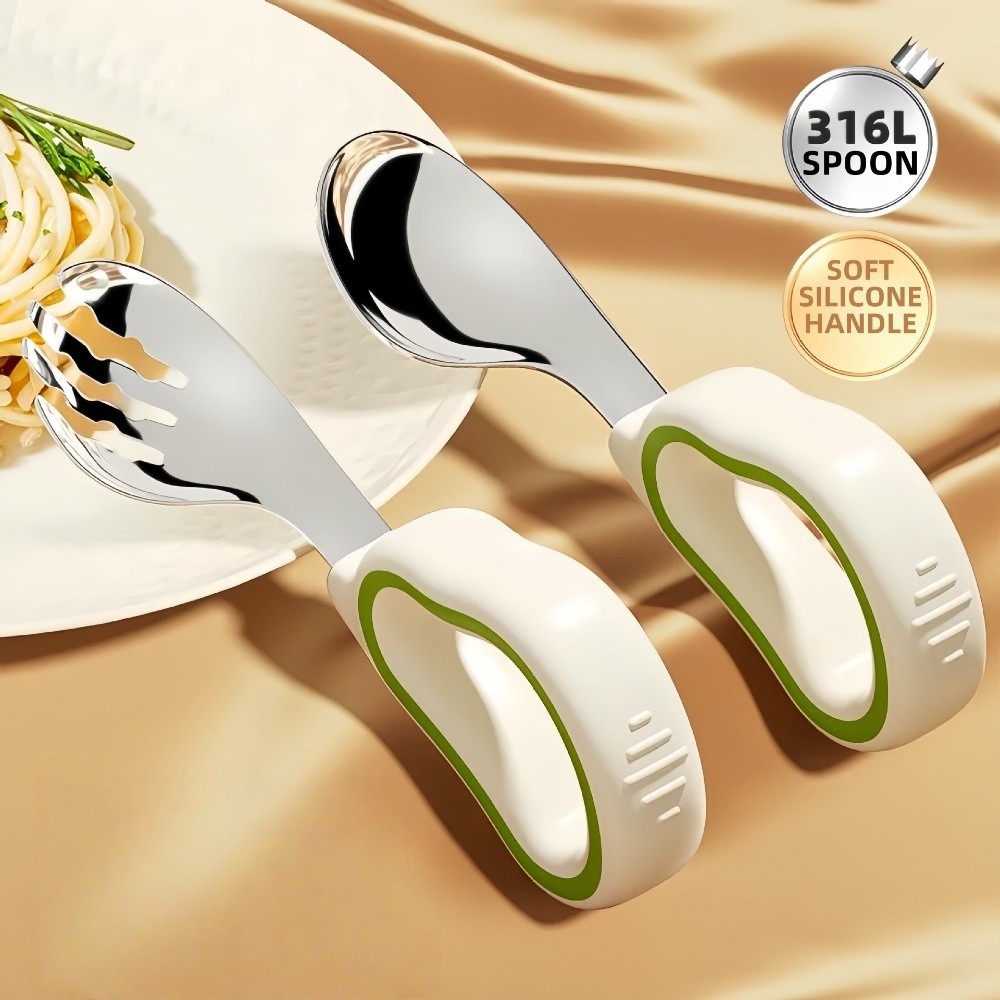 Juego de tenedor y cuchara de  - Self Feed Spoon reseña y precio