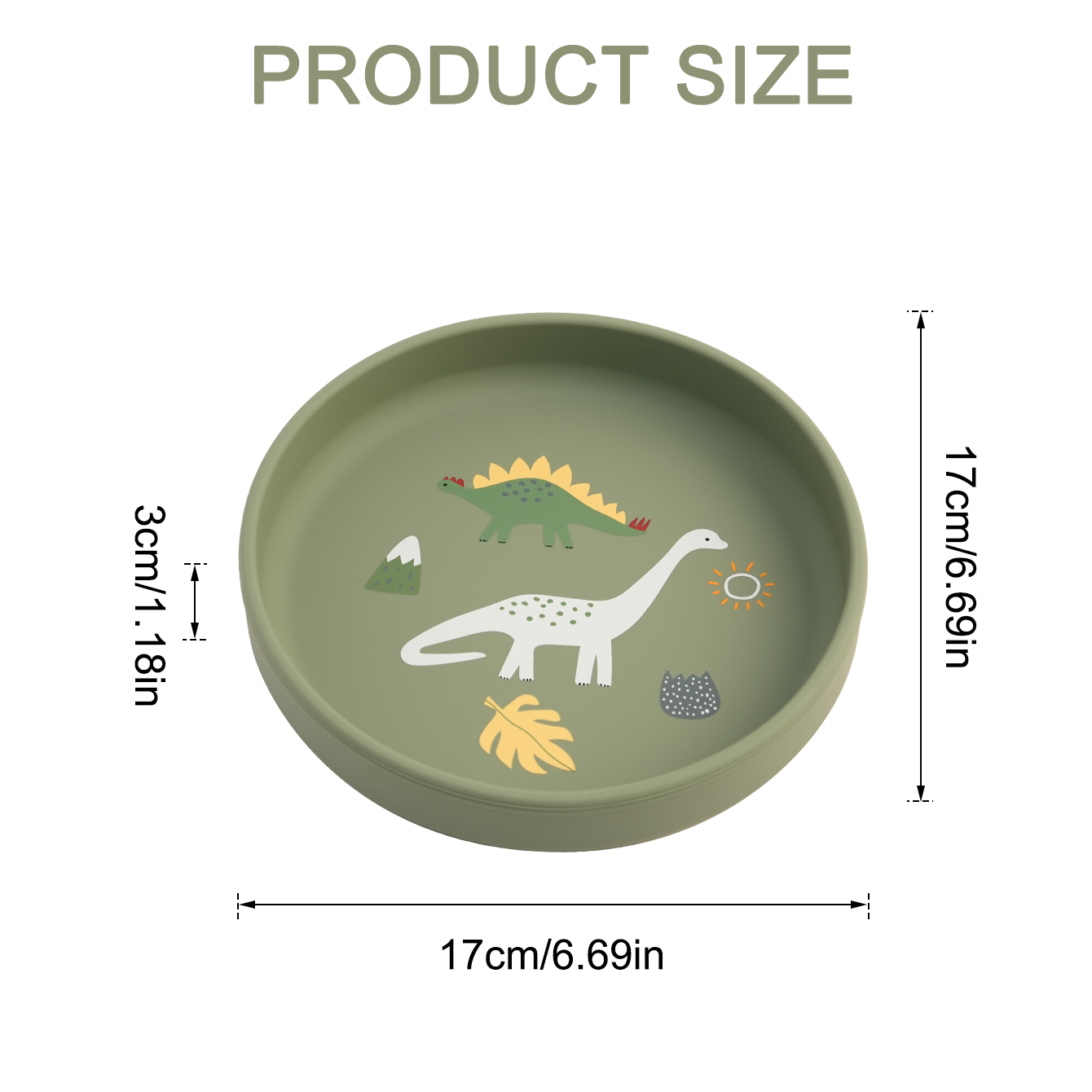 1 Plato de silicona para bebé, - Baby Food Chart reseña y precio