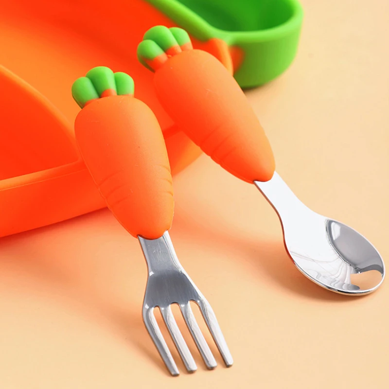 Vajilla de silicona con forma  - Self Feed Spoon reseña y precio