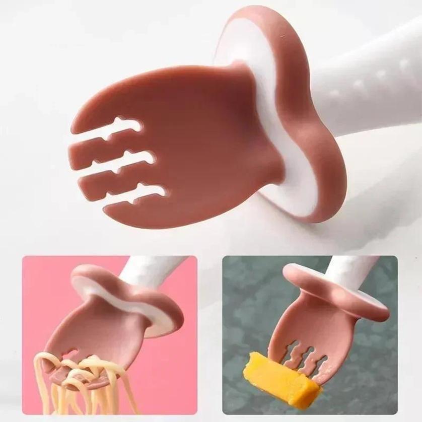 Cuchara y tenedor para bebé, j - Baby Food Utensil reseña y precio