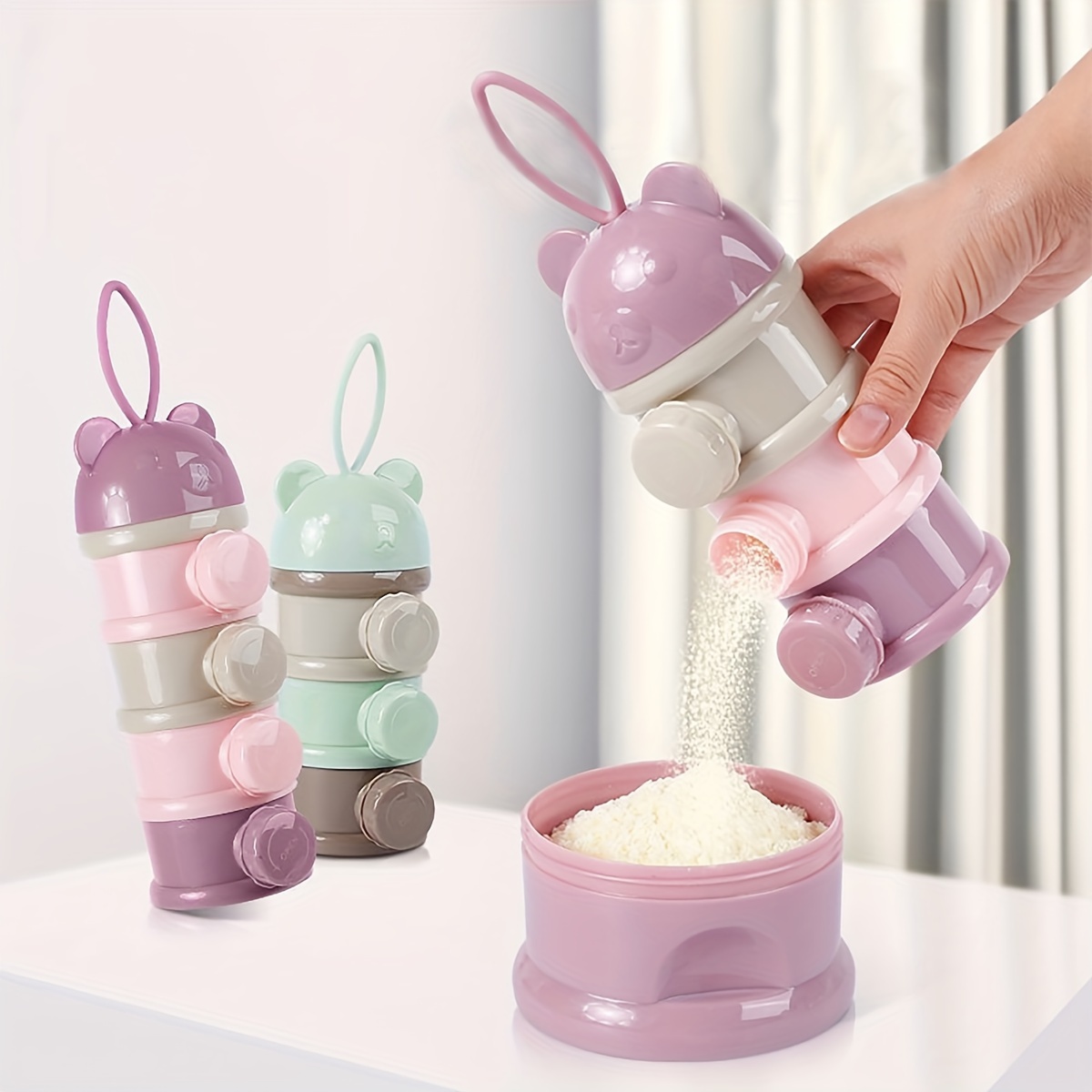 Contenedor de leche en polvo p - Snack Container Travel reseña y precio