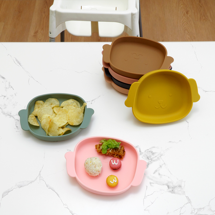 Plato de silicona de grado ali - Baby Food Dogs reseña y precio