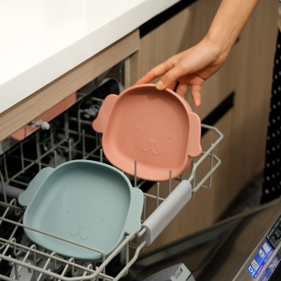 Plato de silicona de grado ali - Baby Food Dogs reseña y precio