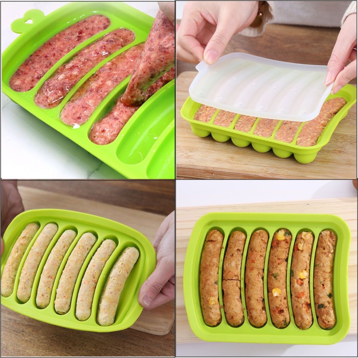 Molde de salchicha de silicona - Baby Food Dogs reseña y precio