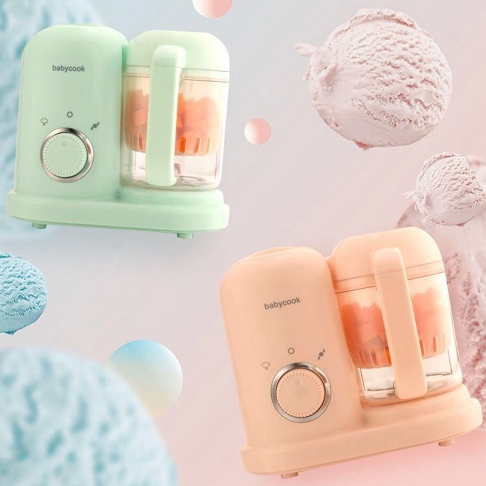 HIM-máquina de alimentos para  - Baby Food Maker And Steamer reseña y precio