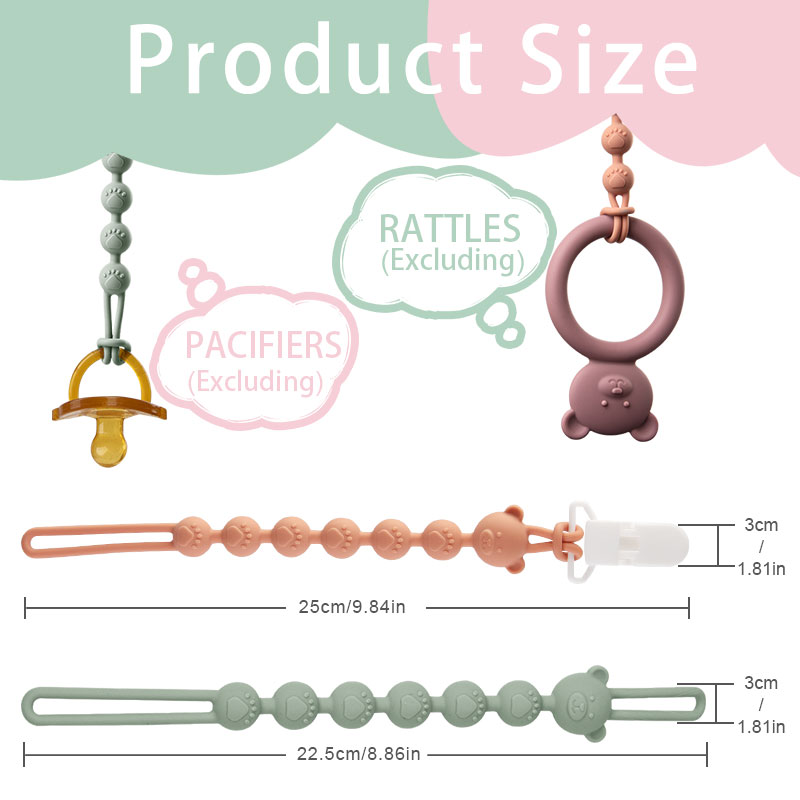 Cadena anticaída para bebé, cl - Baby Food Teether reseña y precio