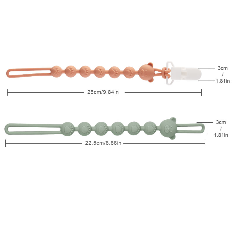 Cadena anticaída para bebé, cl - Baby Food Teether reseña y precio