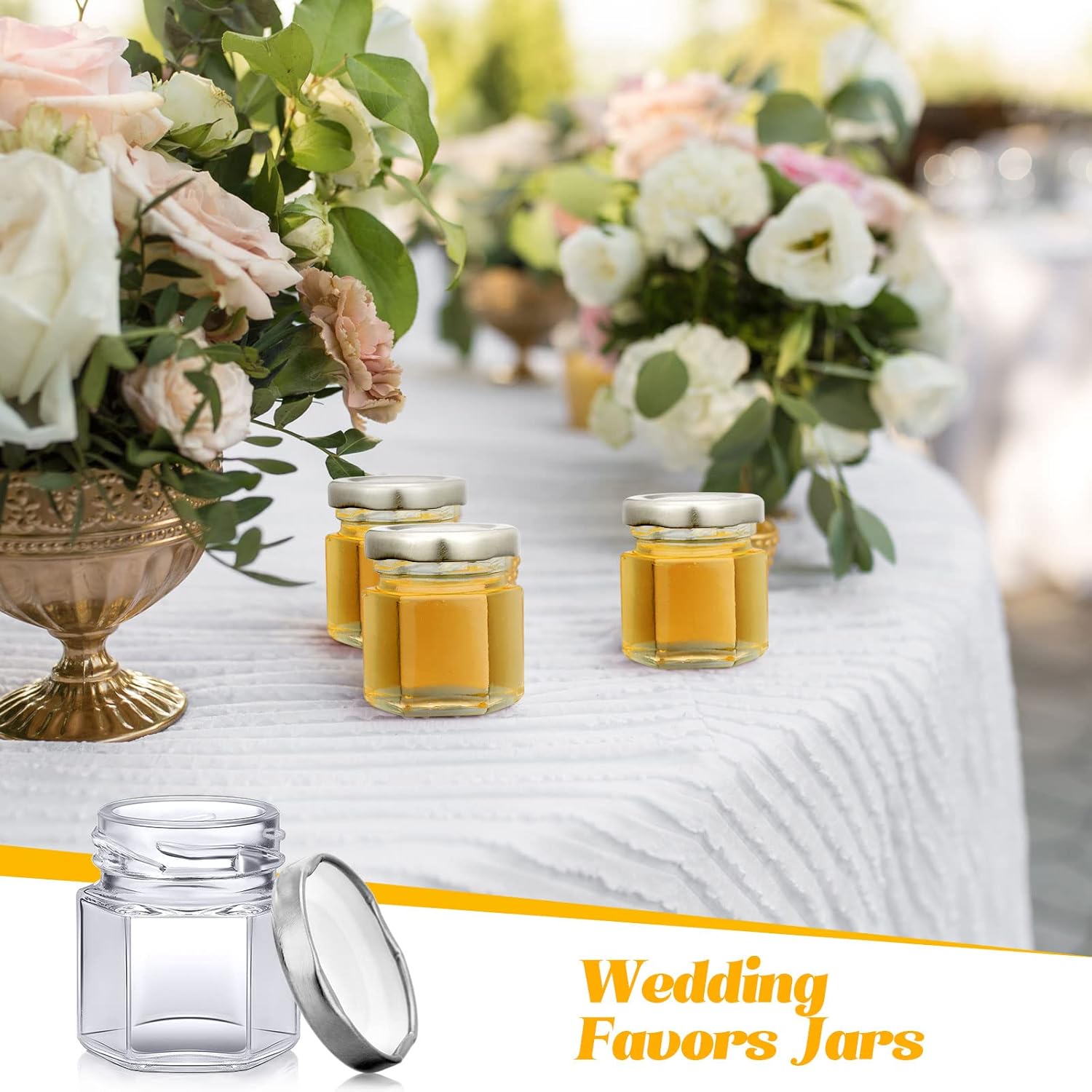 Mini tarros de vidrio hexagona - Baby Food Jars Glass reseña y precio