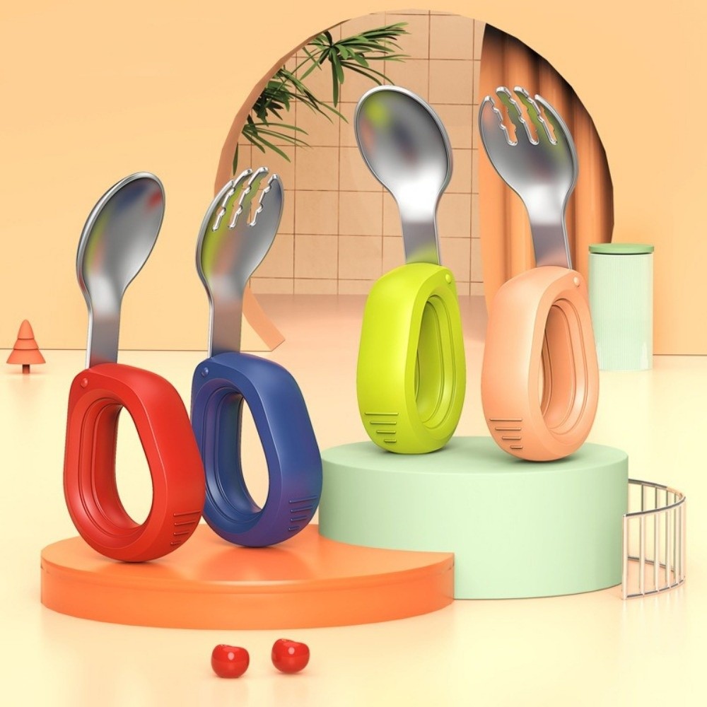 Juego de cucharas de silicona  - Self Feed Spoon reseña y precio
