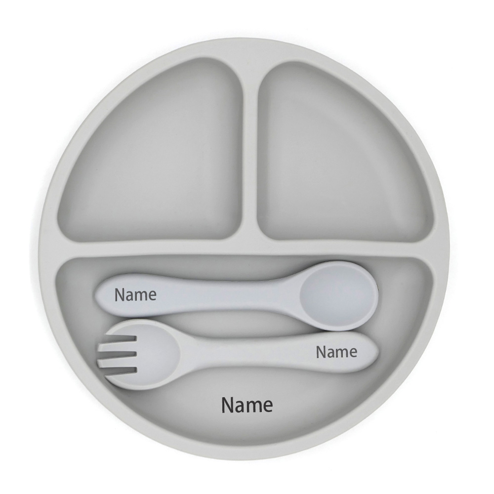 Vajilla de silicona con estamp - Baby Food Chart reseña y precio