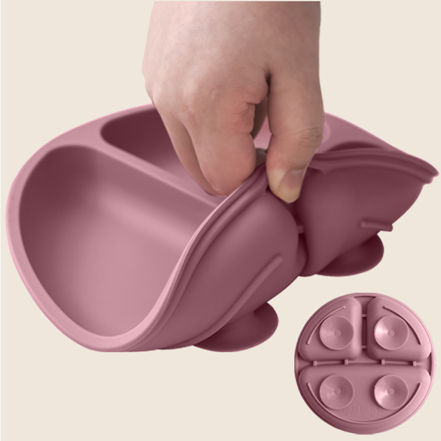 Plato de comedor de silicona c - Baby Food Utensil reseña y precio