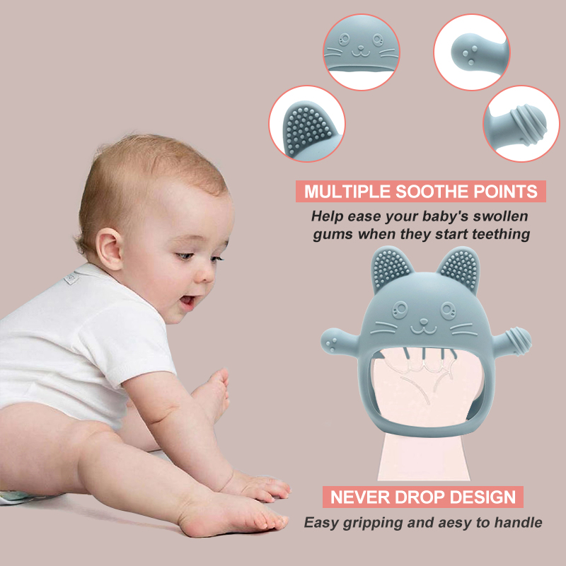 Manoplas para la dentición del - Baby Food Teether reseña y precio