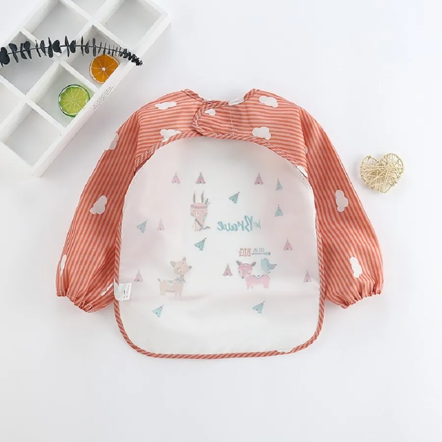 For1-3Year-bufanda de manga la - Baby Food Apron reseña y precio