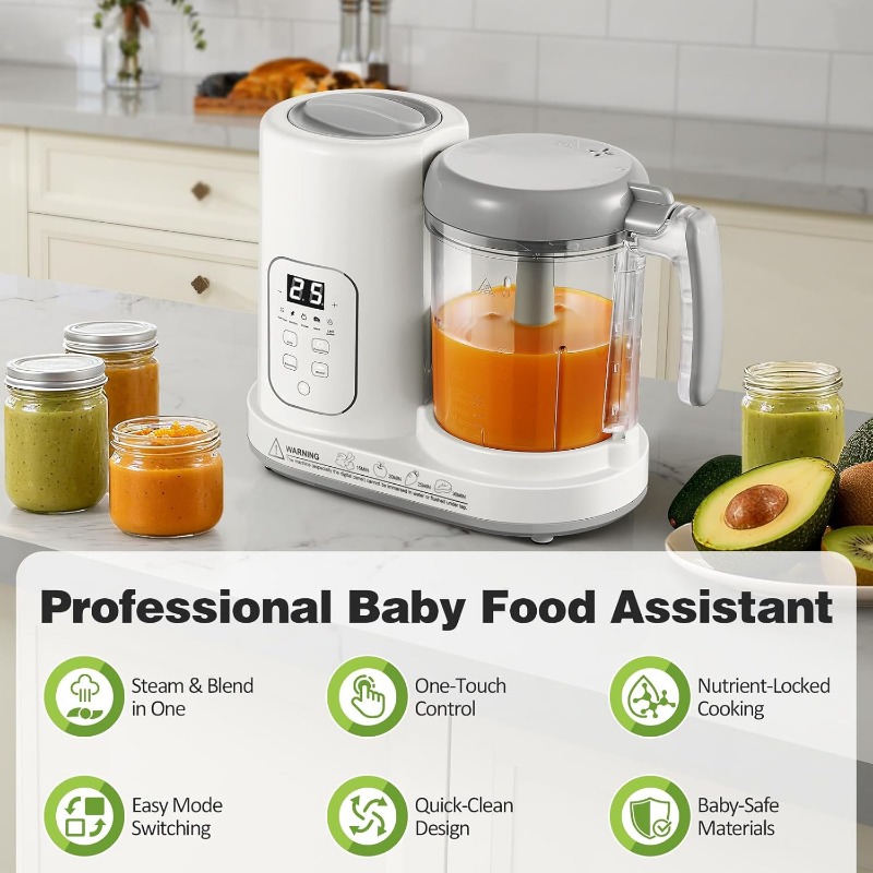 Robot de Cocina para Bebés 4 e - Baby Food Blender reseña y precio