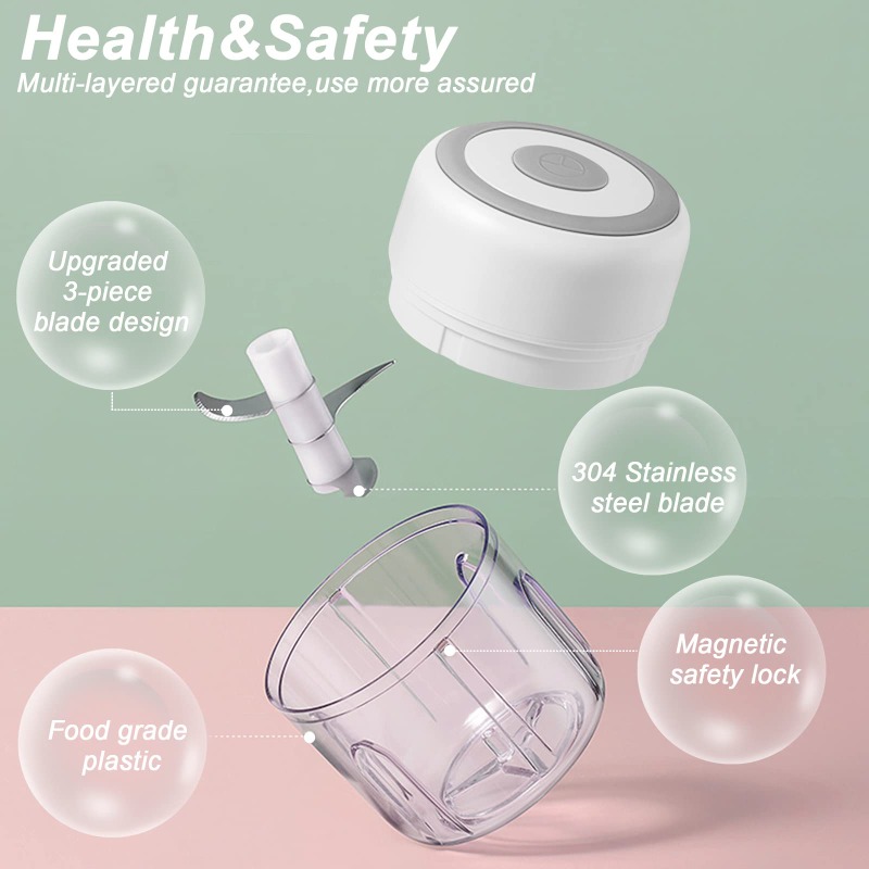 Picadora de Ajo Eléctrica de 2 - Baby Food Blender reseña y precio