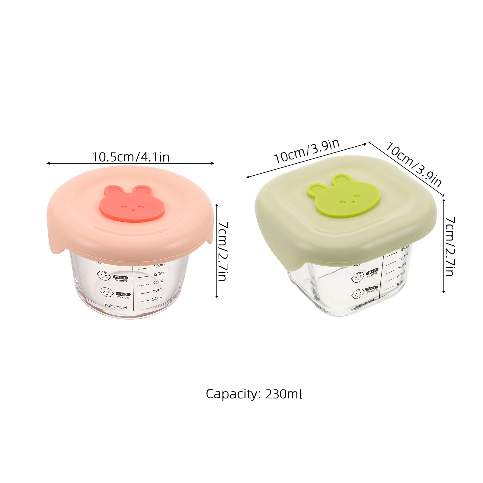 Contenedores de vidrio para al - Snack Container Travel reseña y precio