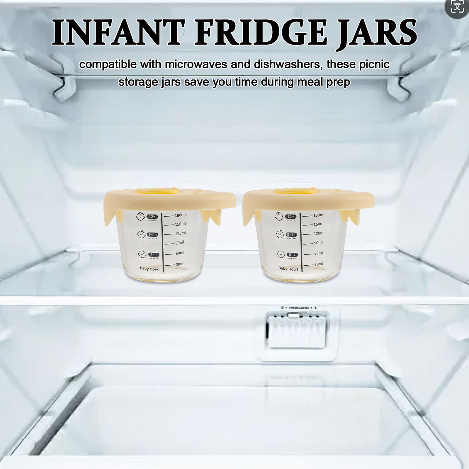 Recipientes de vidrio para alm - Baby Food Jars Glass reseña y precio