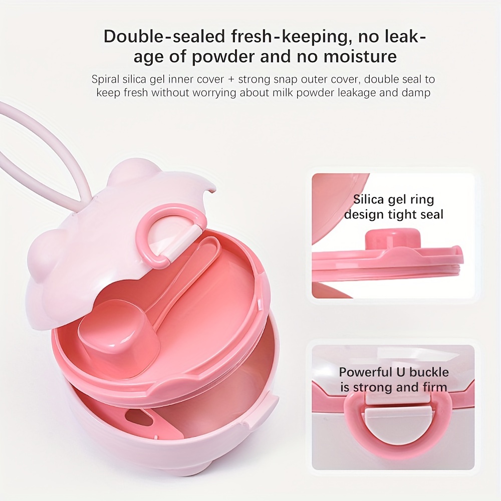 Caja de leche en polvo portáti - Snack Container Travel reseña y precio