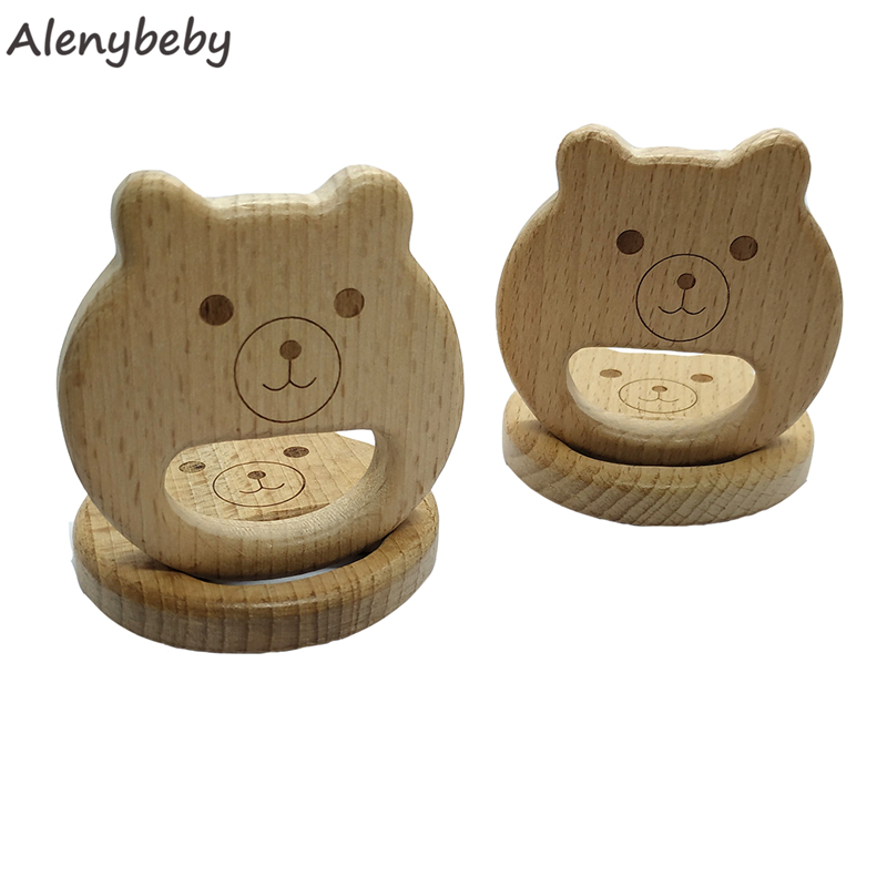 Mordedor de madera Natural con - Baby Food Organic reseña y precio