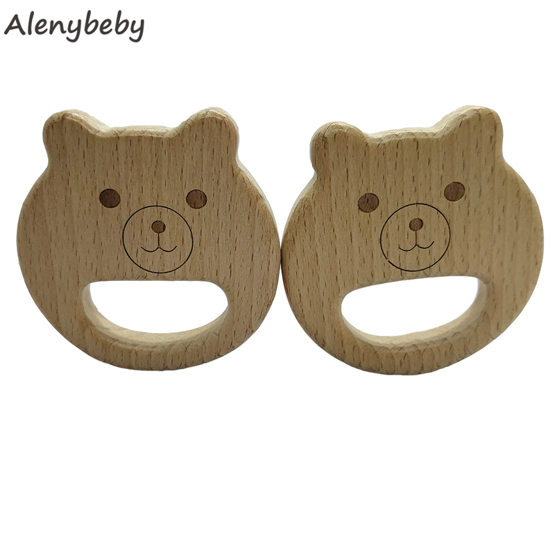 Mordedor de madera Natural con - Baby Food Organic reseña y precio