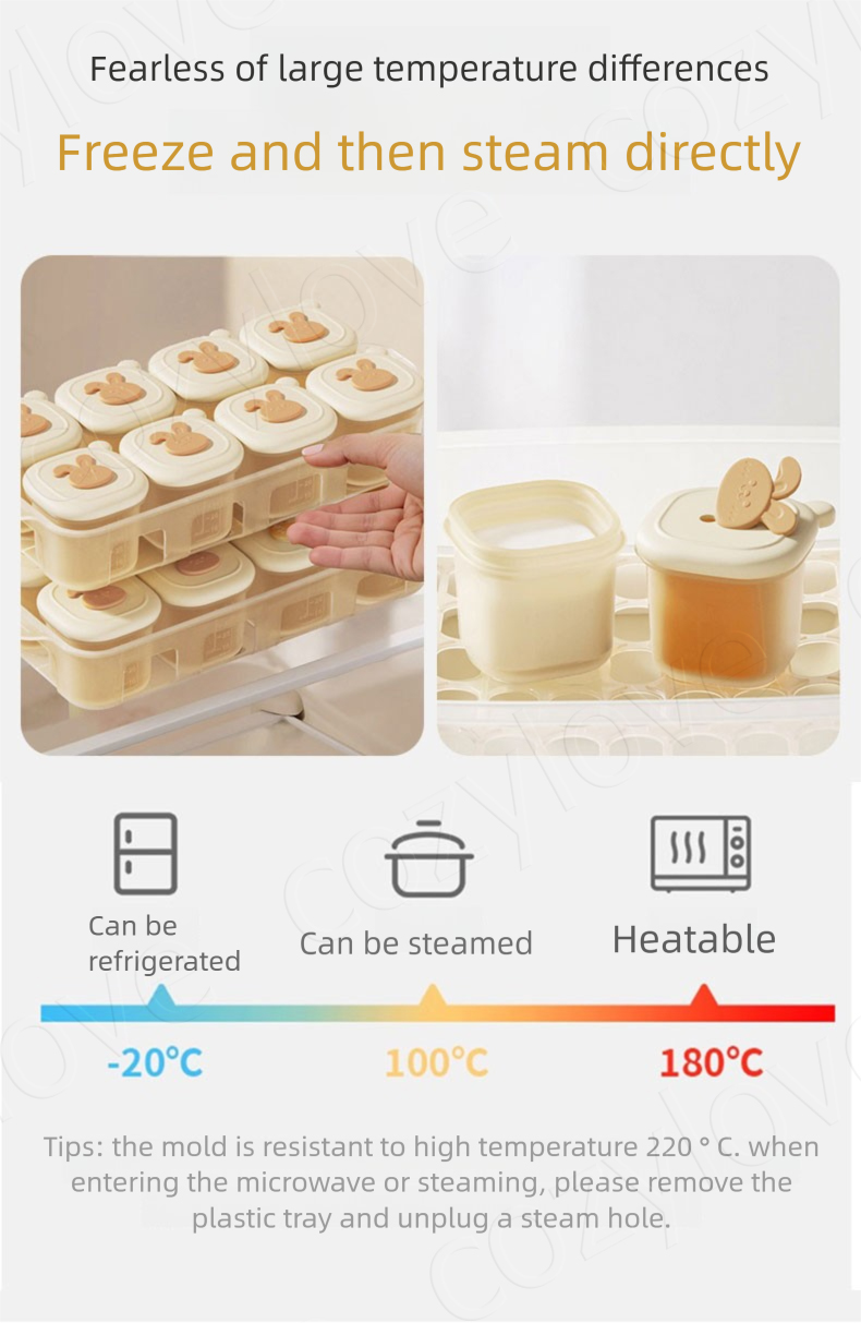 Bandejas Portátiles para Conge - Baby Food Hero reseña y precio