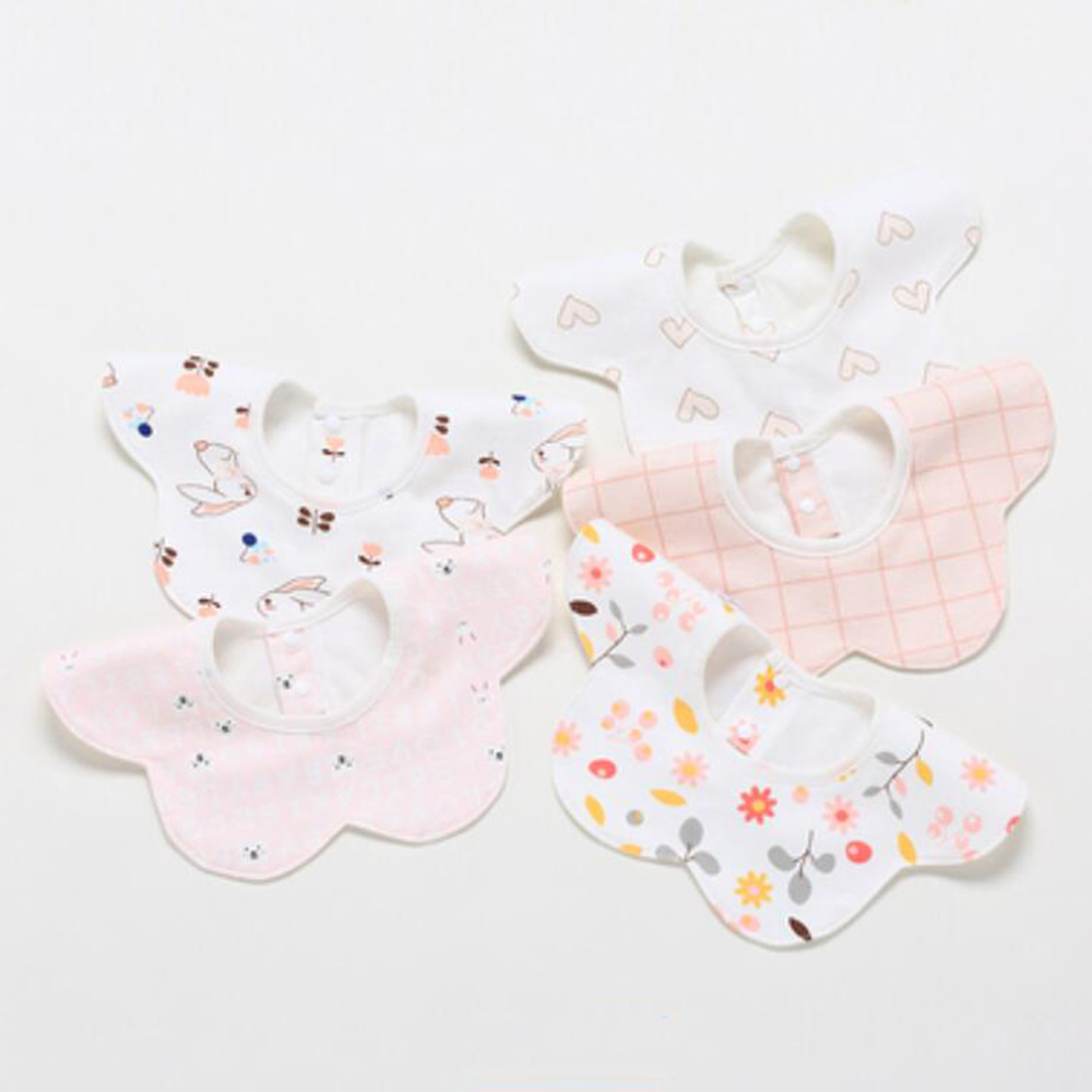 5 unids/lote Baberos para bebé - Baby Food Apron reseña y precio