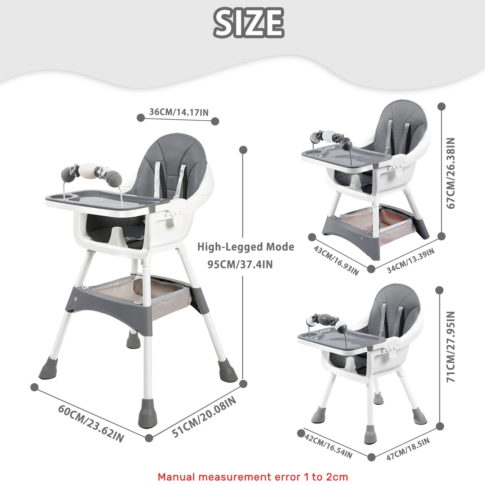Silla Alta Ajustable para Bebé - Baby Food Chart reseña y precio