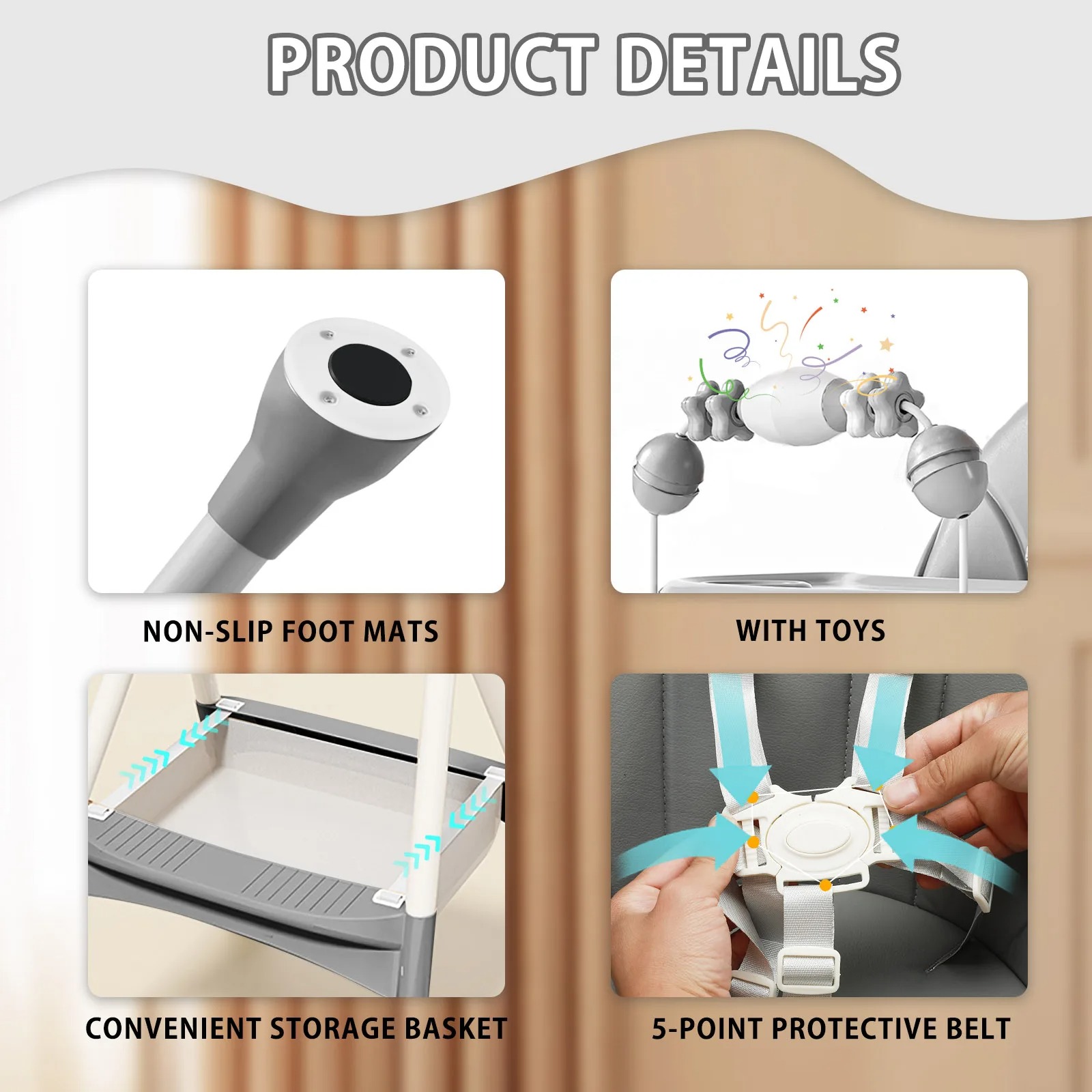 Silla Alta Ajustable para Bebé - Baby Food Chart reseña y precio