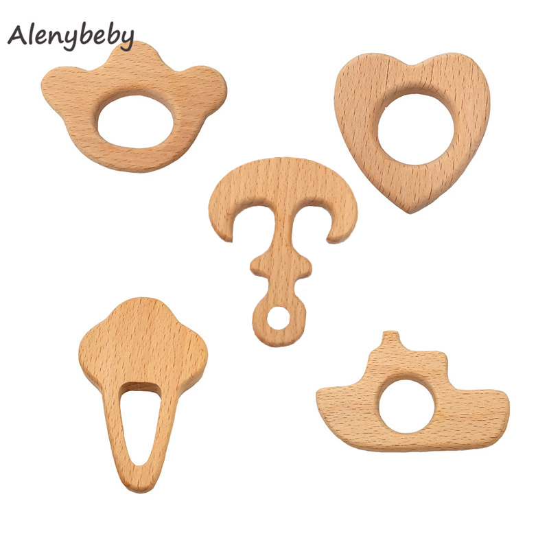 Mordedor de madera de dibujos  - Baby Food Organic reseña y precio